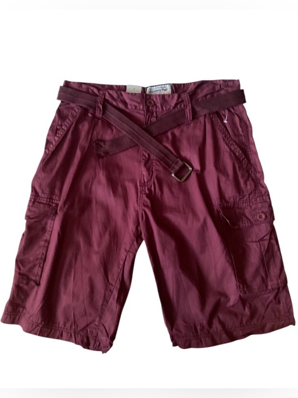 Ablanche burgundy cargo hiking Bermuda shorts men’s size 40 - Summer Utility